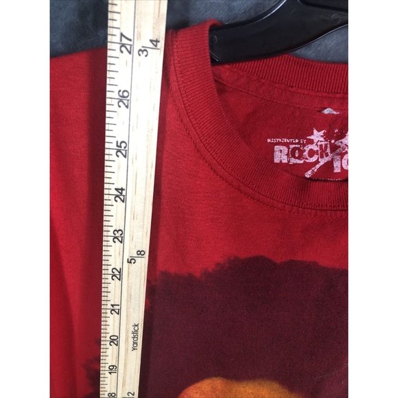 Vintage Bob Marley Rare Concert Shirt￼ Rock Icons Retro Red T-Shirt Size Medium - Picture 7 of 14